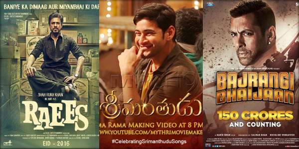 srimanthudu Raees Bhajrangi Bhaijaan