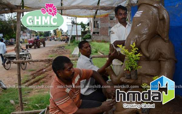 HMDA and GHMC not keen on eco-friendly Vinayaka Chaviti