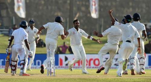 India Vs Srilanka test match