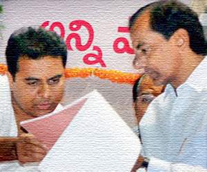 KCR grooming KTR as the next power center!