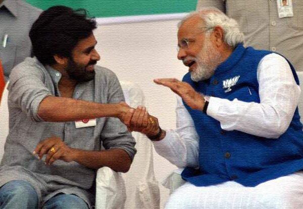 Pawan kalyan narend modi 2015 meeting