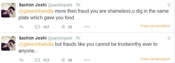Sachin-joshi-tweets-on-bandla-ganesh