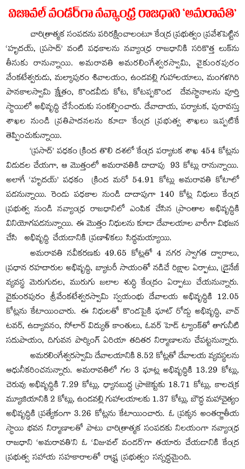 amaravathi visual wonder