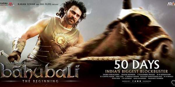baahubali 50 days