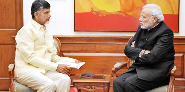 chandrababu naidu meets modi on ap special package