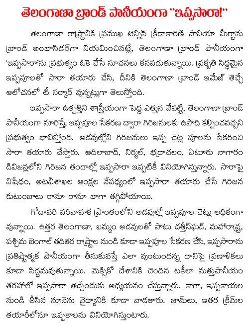 telangana brand ambassedor