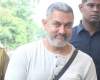 Aamir spotted with new look at Airport
