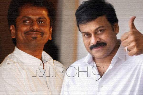 Murugadoss Kaththi in Megastar chiranjeevi lap