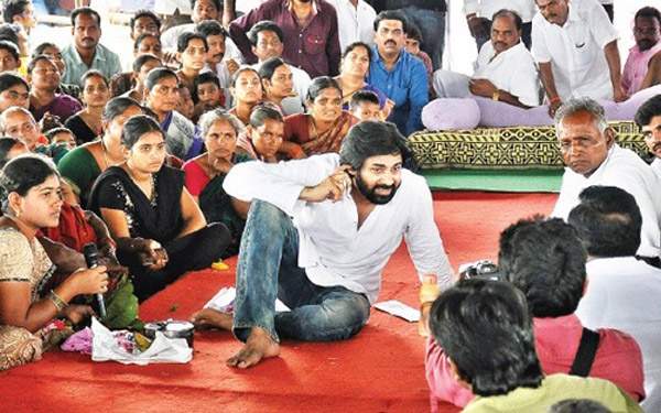 Pawan Kalyan dharna in tamil nadu