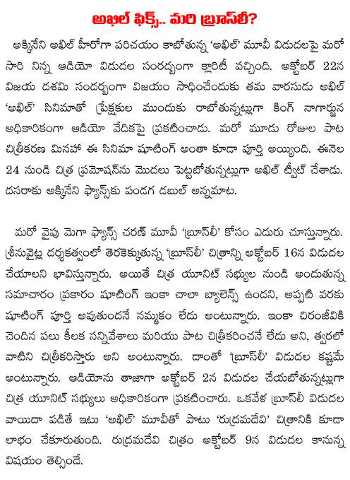 akhil release date confirmed