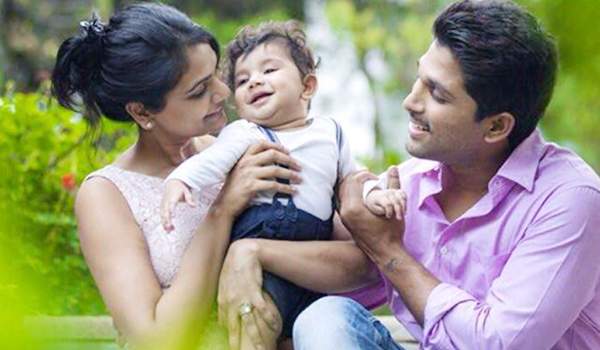 allu ayaan and sneha in allu arjun movie