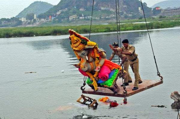 ganesh 2015 nimajjanam vijayawada