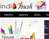 indiarush.com website ads with celebrity photos