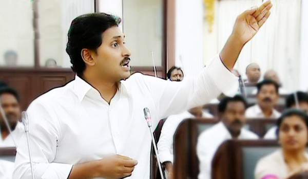 jagan assembly war with tdp