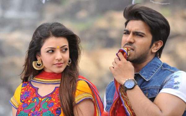 kajal agarwal ram charan in thani oruvan telugu remake