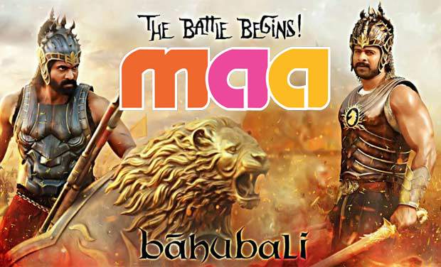 maa tv telecasting baahubali