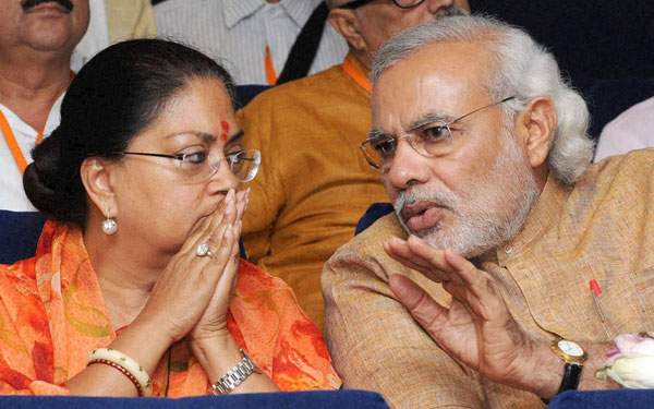 Modi covert operation on vasundra raje in mines scam