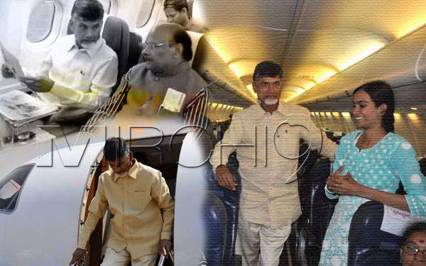 Chandrababu naidu foriegn tours