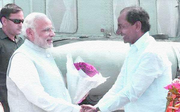 KCR takes Naidu's route to please PM
