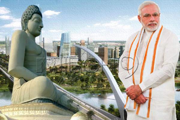 PM narendra Modi blackmailed not to come to Amaravati