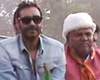 shoe thrown at ajay devgan in bjp campaign