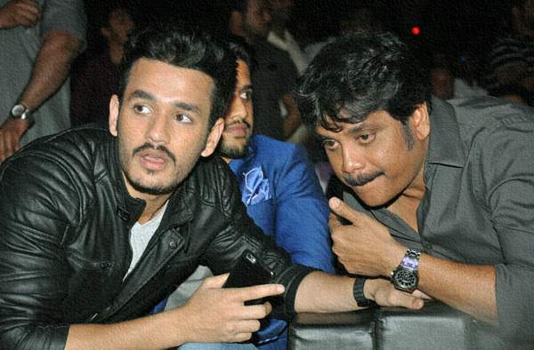 akhil akkineni fights nagarjuna