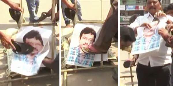 mega star fans war on rgv