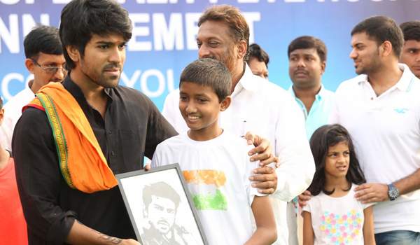 ram charan at world sight walker day