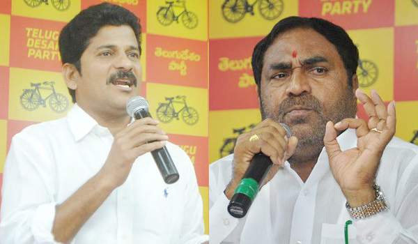 revanth reddy and errabelli fight