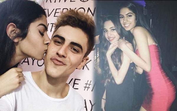 sridevi Daughter Khushi Kapoor kisses Pop Singer Jack Gilinsky