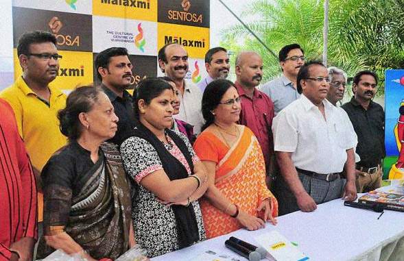telangana artists goes to amaravati