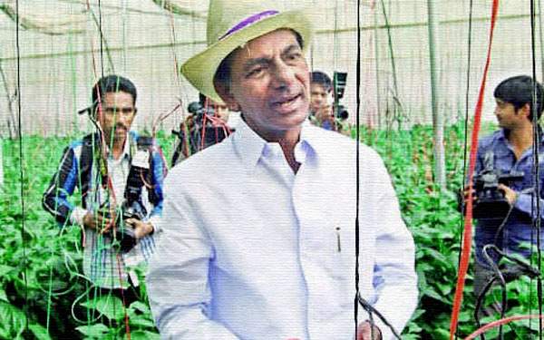 KCR once again disappears to Farmhouse