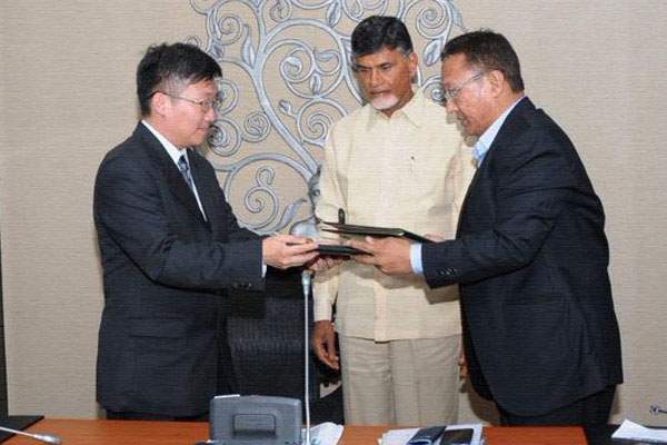  MoU with Trina Solar for a solar panel manufacturing plant in Andhra pradesh