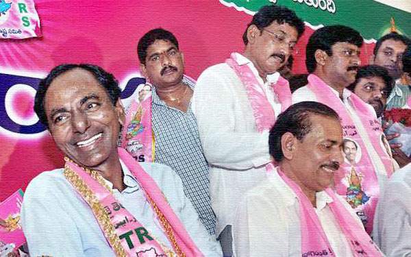 TRS leads  in Warangal  bielections