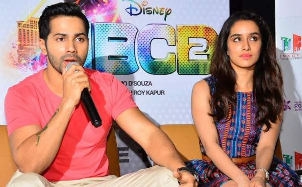 Varun dawan dance up side down