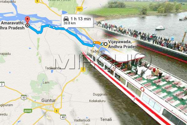 Water highway almost ready for Amaravati