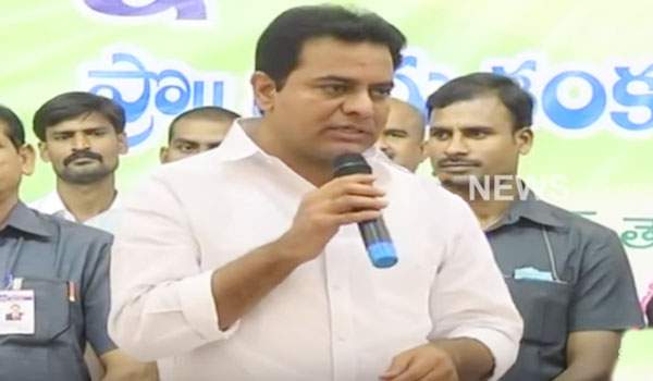 ktr election campaign and using mahesh babu dailogue