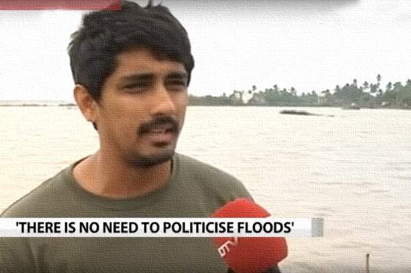 Actor Siddharth talks to national media