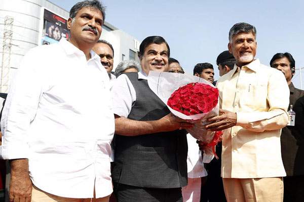 BJP nithin gadkkari chandrababu naidu kesineni nani