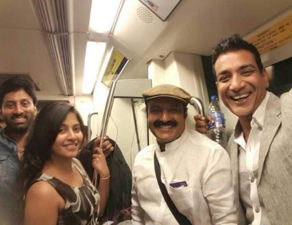 Balakrishna delhi metro train