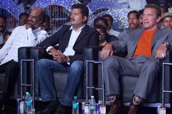 superstar Rajinikanth dropped down international star arnold schwarzenegger  High demands