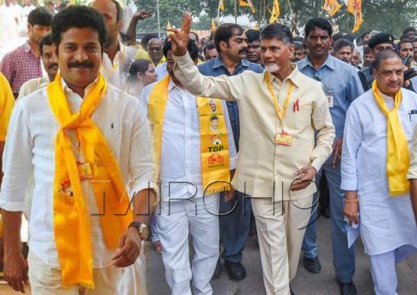 Revanth reddy chandrababu naidu GHMC elections