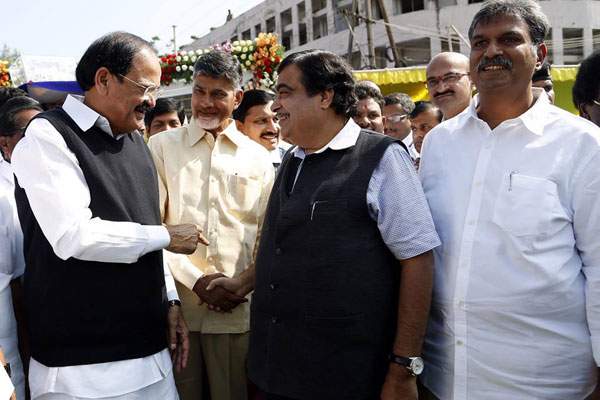 nithin gadkkari vijayawada andhra pradesh funds