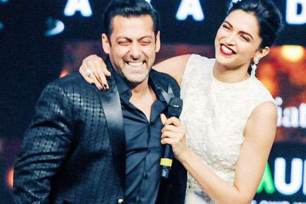 deepika padukone and salman khan rare photo