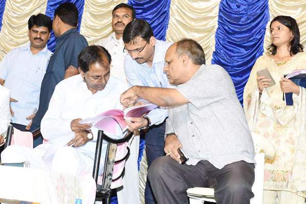 kcr hitech arrangements for elections