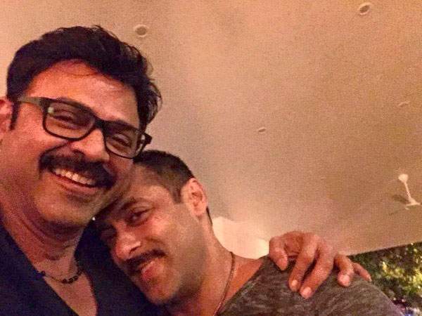 venkatesh selfie with salman khan