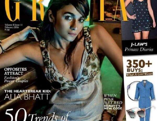 Alia Bhatt-hot-chicks-heart-break-pic on Grazia's magazine