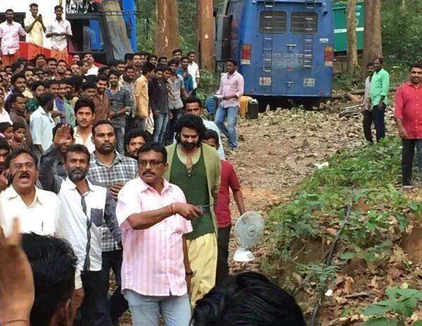 Baahubalu conclusion working stills