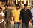 Chiranjeevi on the sets on Pawan kalyan Sardaar Gabbar singh