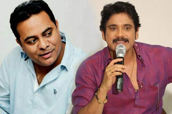 Nagarjuna Given Shock to Ktr